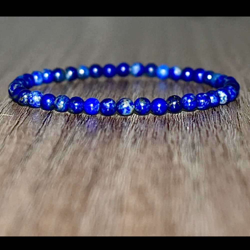 Lapis Lazuli Beaded Bracelet